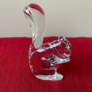 Baccarat Crystal Squirrel